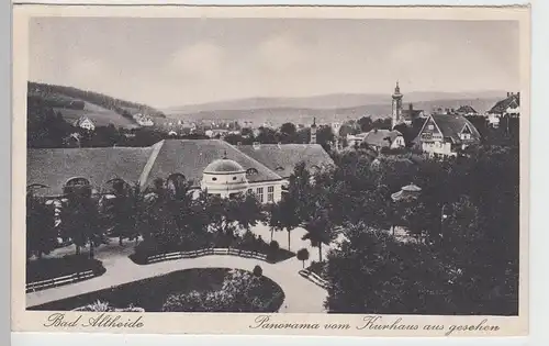 (88125) AK Bad Altheide (Polanica-Zdrój), Panorama vom Kurhaus, vor 1945