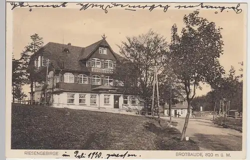 (87526) AK Brückenberg, Karpacz Górny, Brotbaude 1931