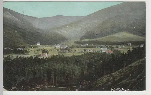 (81552) AK Wolfshau im Riesengebirge (Wilcza Poreba), Total, 1907