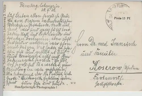 (79822) Foto AK Bad Flinsberg,  Swieradów-Zdrój, Totalansicht, 1928
