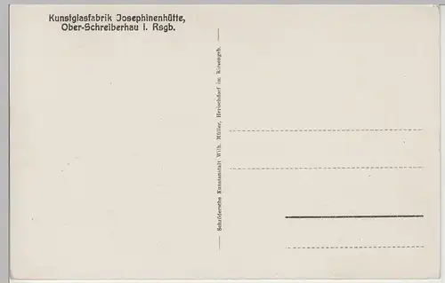 (72472) Künstler AK Oberschreiberhau, Josephinenhütte, vor 1945
