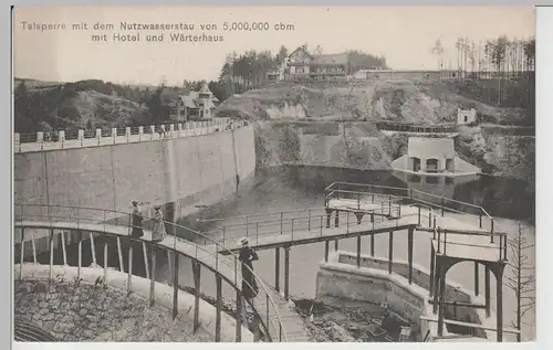 (71302) AK Queistalsperre bei Marklissa (Lesna), vor 1920