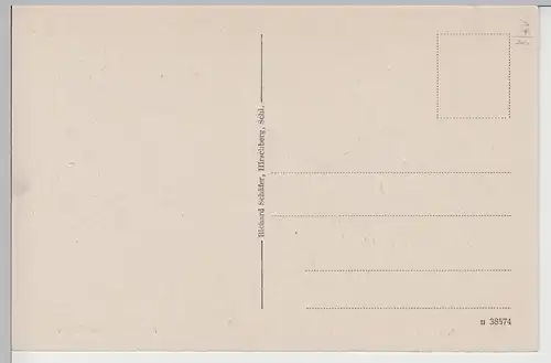 (71284) AK Riesengebirge, Kleiner Teich (Maly Staw) mit Baude, vor 1945