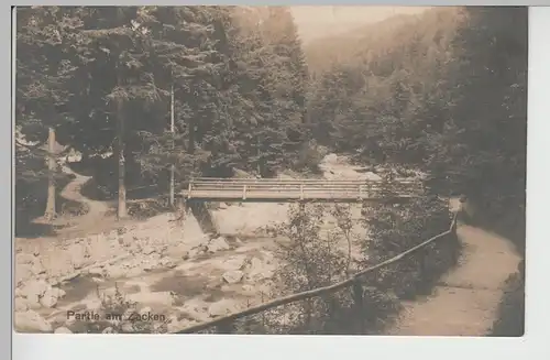 (71260) Foto AK Partie am Zacken, Kamienna (Bóbr) vor 1945
