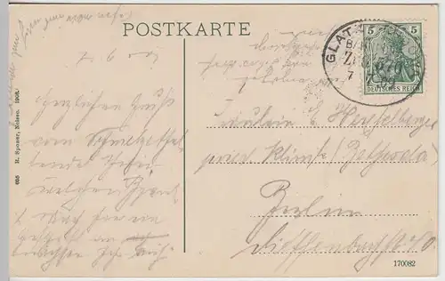 (46066) AK Bad Reinerz (Duszniki-Zdrój), Totale, 1908