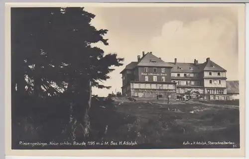 (45633) Foto AK Riesengebirge, Neue Schlesische Baude, 1926