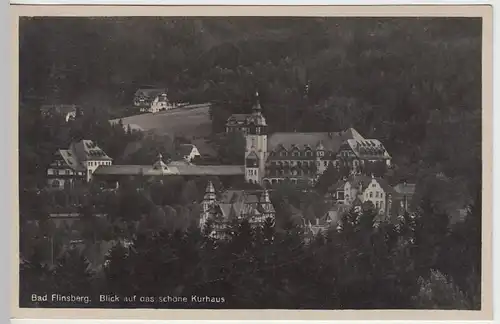 (39808) AK Bad Flinsberg, Swieradów-Zdrój, Kurhaus 1931