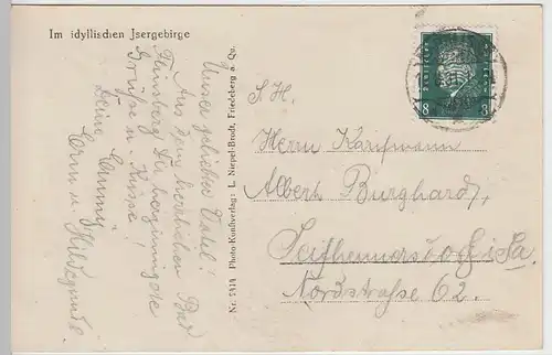 (39808) AK Bad Flinsberg, Swieradów-Zdrój, Kurhaus 1931