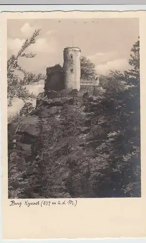 (36965) Foto AK Burg Chojnik, Kynastburg, Riesengebirge, vor 1945