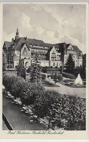 (36326) AK Bad Kudowa, Kudowa-Zdrój, Kurhotel Fürstenhof, 1938