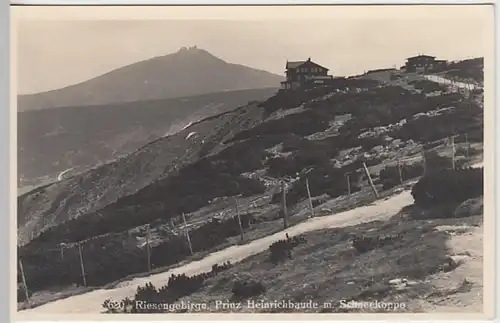 (24064) AK Riesengebirge, Karkonosze, Prinz Heinrichbaude, vor 1945