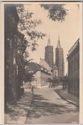 (113578) Foto AK Breslau, Wroclaw, Dom, vor 1945