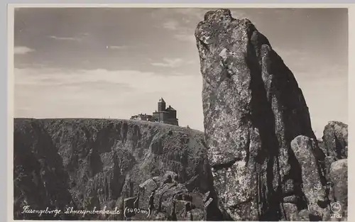 (112319) Foto AK Schneegrubenbaude, Schronisko nad Śnieżnymi Kotłami, vor 1945