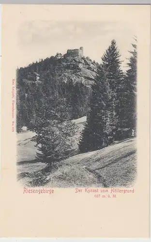 (107126) AK Riesengeb., Kynast, Burg Chojnik, Sobieszów, Hermsdorf unterm Kynast