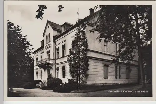 (105463) Foto AK Bad Kudowa, Kudowa-Zdrój, Villa Franz, 1932