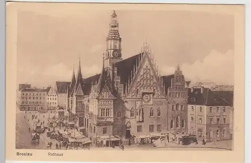 (103937) AK Breslau, Wroclaw, Rathaus, 1926