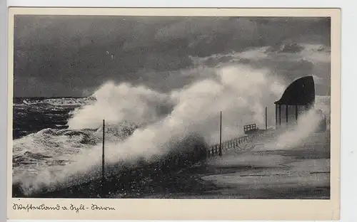 (99996) AK Westerland, Sylt, Sturm, vor 1945