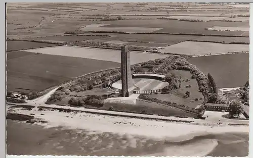 (97237) AK Ostseebad Laboe, Marine Ehrenmal, Fliegeraufnahme