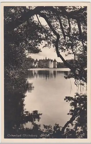 (95827) Foto AK Ostseebad Glücksburg, Schloss, vor 1945