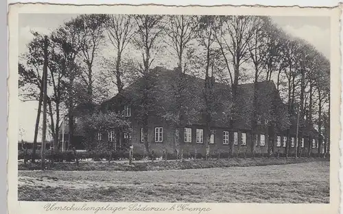 (95443) AK Süderau bei Krempe, Umschulungslager, 1934