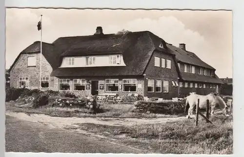 (90782) Foto AK Rantum auf Sylt, Pension Boysen nach 1945