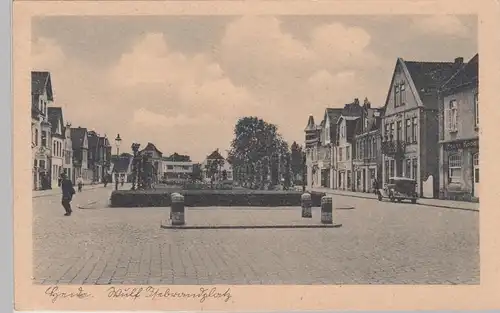 (90146) AK Heide, Holstein, Wulf Isebrand Platz, vor 1945