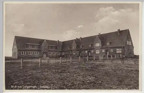 (81979) AK Langenhorn, Schule, 1932
