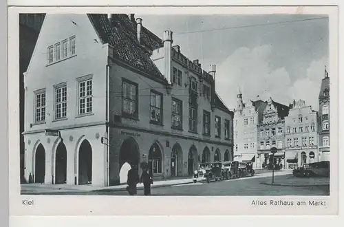(81698) AK Kiel, Altes Rathaus am Markt