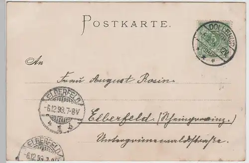 (80933) Künstler AK Schloss Glücksburg, 1899