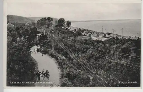 (79781) AK Ostseebad Timmendorferstrand, Strandpromenade, 1931