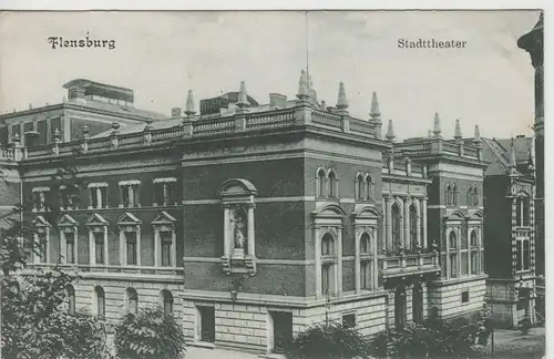 (78823) AK Flensburg, Stadttheater, 1910