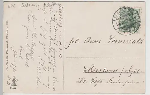 (78823) AK Flensburg, Stadttheater, 1910