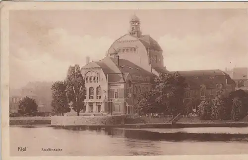(78820) AK Kiel, Stadttheater, 1908