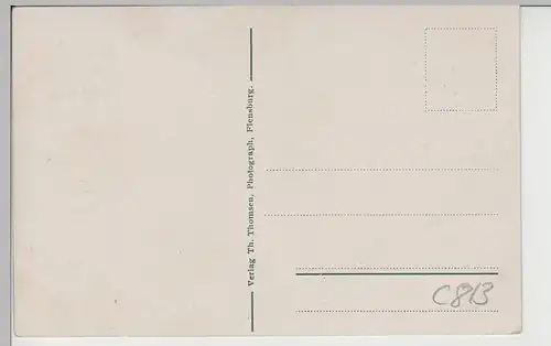 (74072) AK Flensburger Förde, Glücksburger Bucht vor 1920