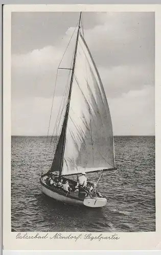 (69789) AK Ostseebad Niendorf, Segelboot, gelaufen ab 1975