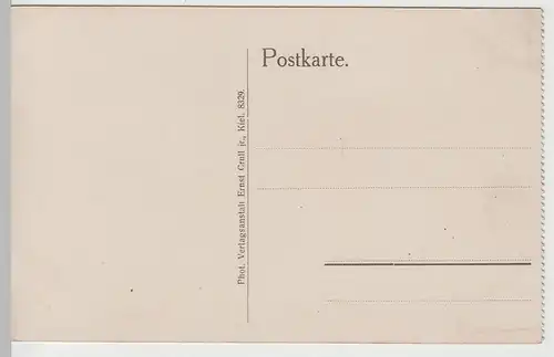 (66394) AK Kiel, Totalansicht, aus Kartenheft vor 1945