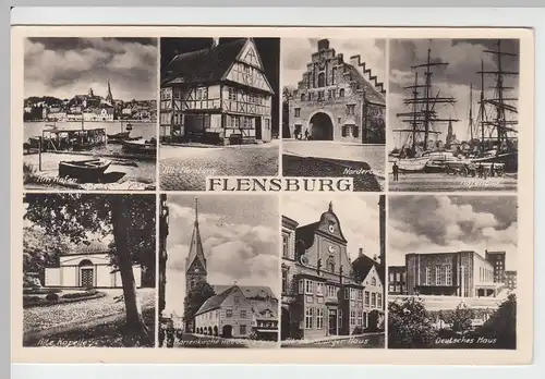 (62339) Foto AK Flensburg, Mehrbildkarte