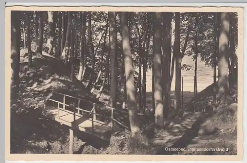 (62192) Foto AK Ostseebad Timmendorferstrand, Weg zum Strand, 1934