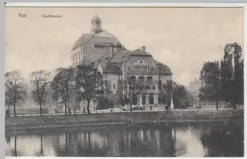 (57956) AK Kiel, Stadttheater 1914