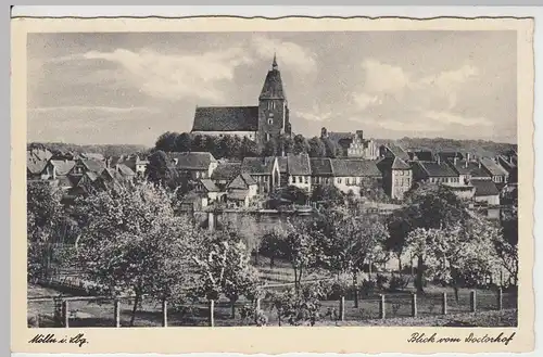 (57627) AK Mölln, Lauenburg, St.-Nicolai, Blick vom Doktorhof, SSt. 1941