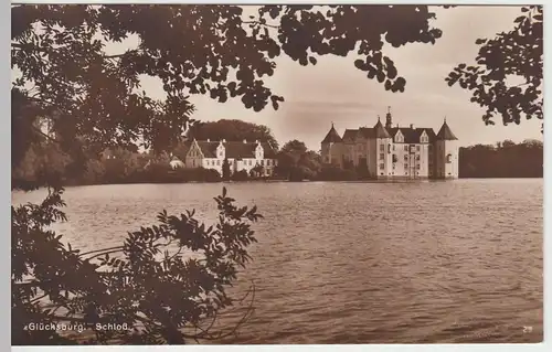 (57620) Foto AK Glücksburg, Ostsee, Schloss 1932