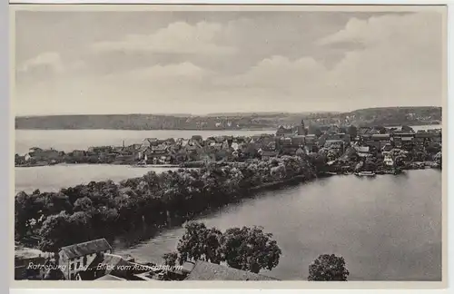 (57473) AK Ratzeburg, Panorama, Blick vom Aussichtsturm, vor 1945