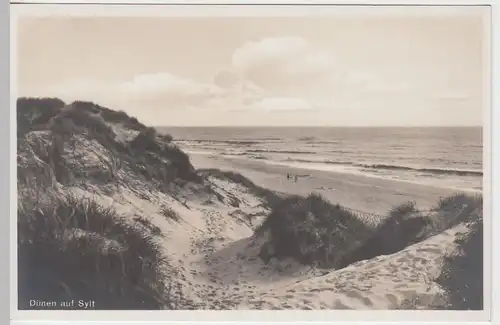 (56777) Foto AK Sylt, Dünen