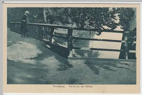 (54435) AK Pinneberg, Partie an der Rellau, vor 1945