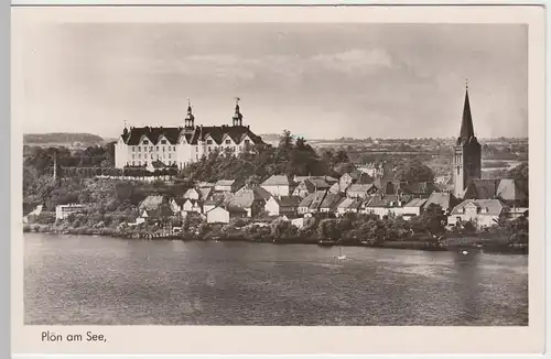 (51279) Foto AK Plön am See, Panorama, 1957
