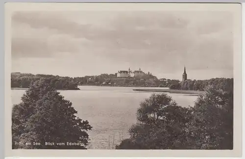 (46574) Foto AK Plön am See, Blick vom Edeberg vor 1945