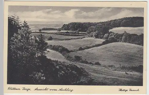 (43471) AK Hüttener Berge, Blick vom Aschberg, vor 1945