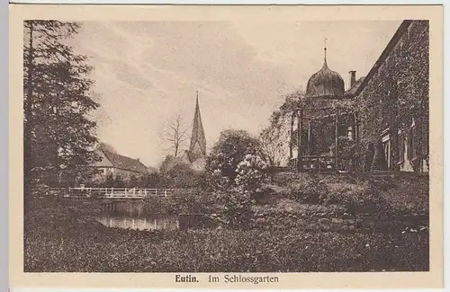 (35479) AK Eutin, im Schlossgarten, vor 1945