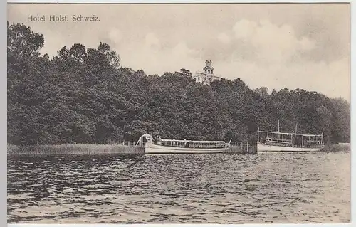 (33487) AK Kellersee, Hotel "Holsteinische Schweiz", 1910