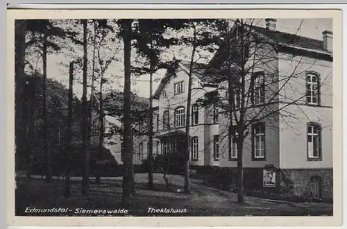 (23381) AK Edmundstal - Siemerswalde, Theklahaus 1943